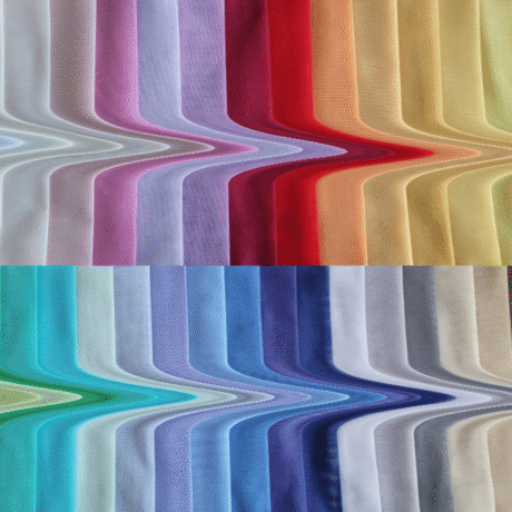 1303 Gardine mit Bleiband div. Farben