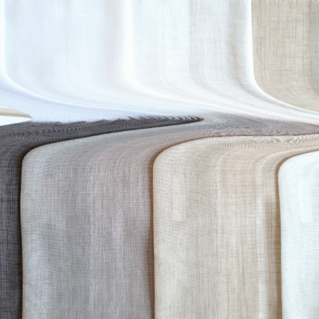 1307 Gardine mit Bleiband diverse Farben